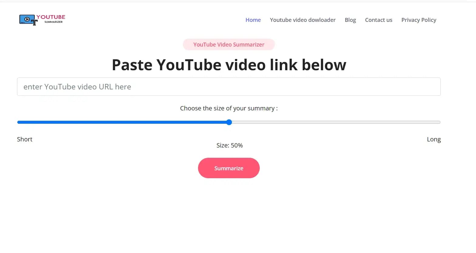 YouTube Summarizer