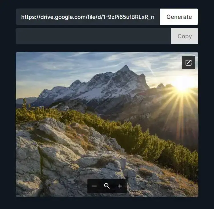 Preview Google Drive File