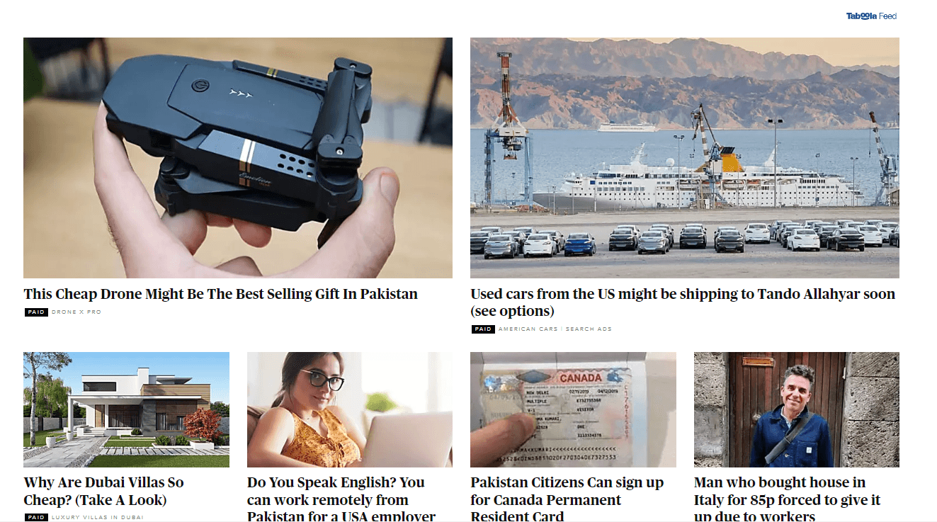 Taboola Feed